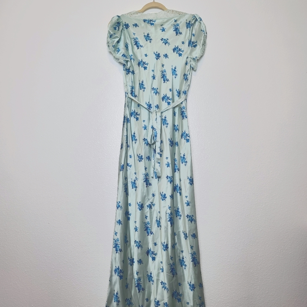 Reformation Clarisse Silk Floral Dress Leonie Size 6 - Picture 6 of 11